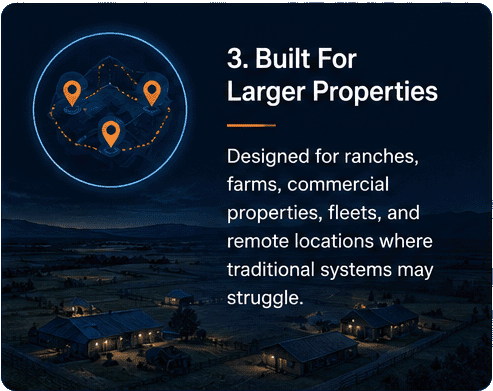 AlertBadger is better because of its coverage of larger properties